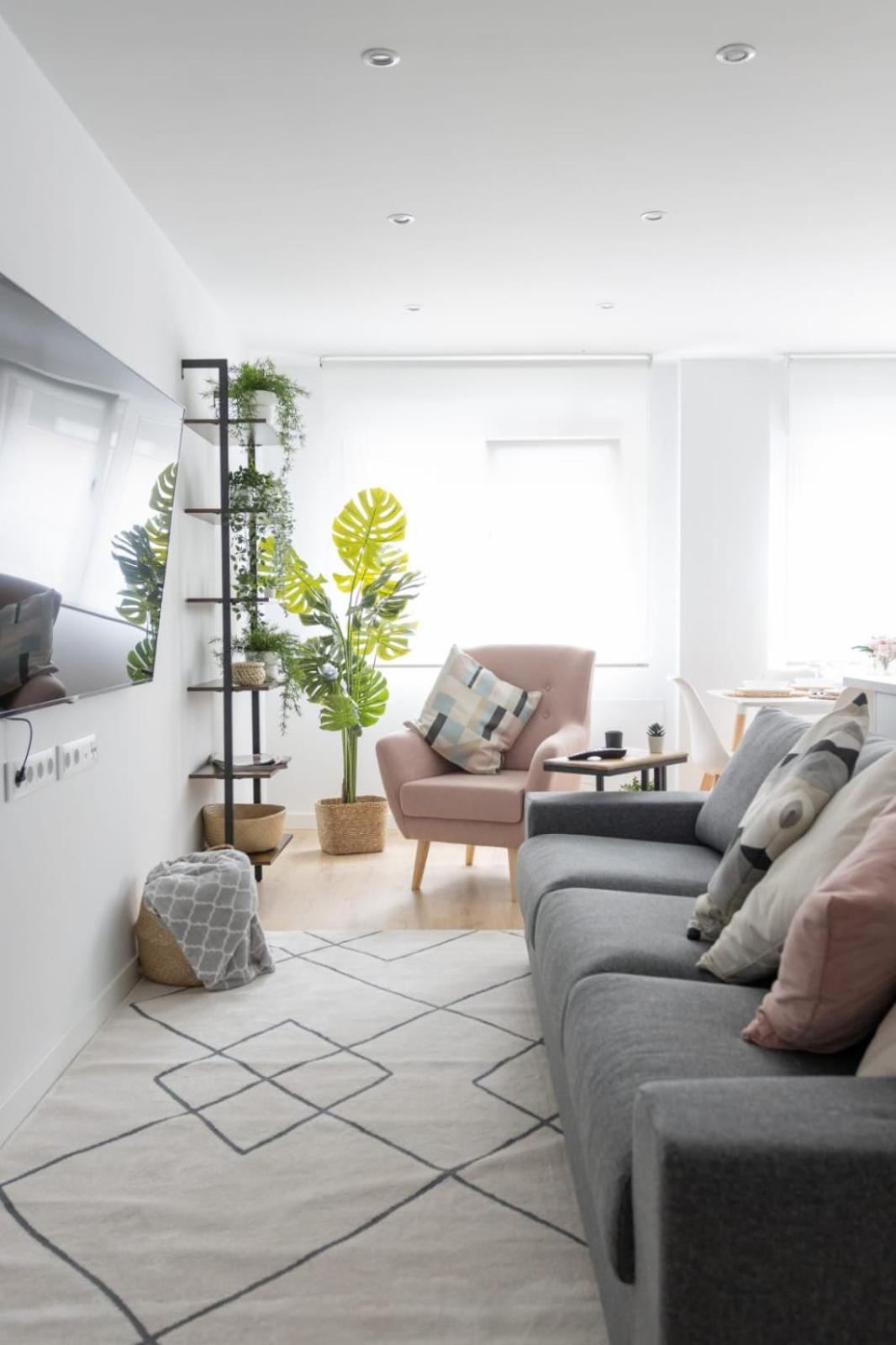 Lujoso Apartamento Entre 2 Playas Con Garaje, Wifi Gijon Luaran gambar